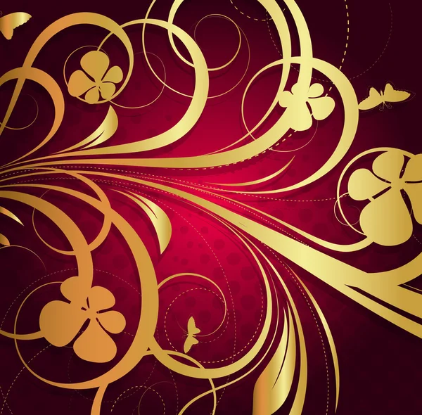 Golden Flora Design Art