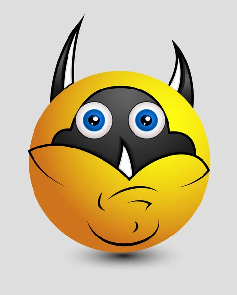 Funny Goofy Super Hero Smiley