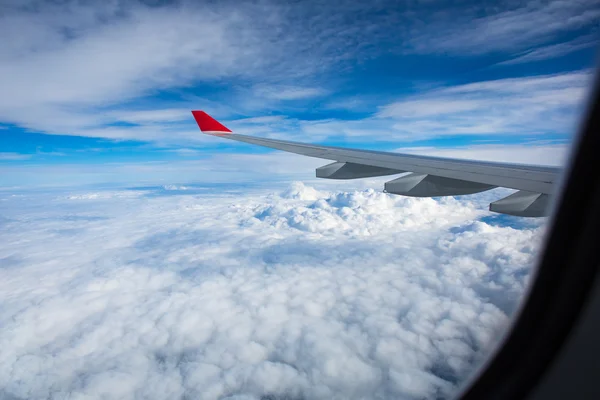 View from  an airplane's window