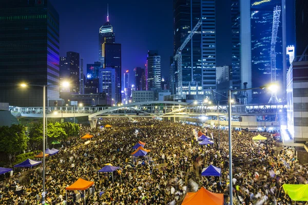 Pro-democracy protest in Hong Kong 2014