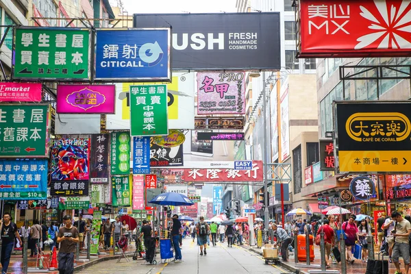 Mongkok district in Hong Kong