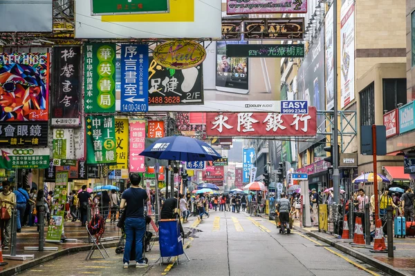 Mongkok district in Hong Kong