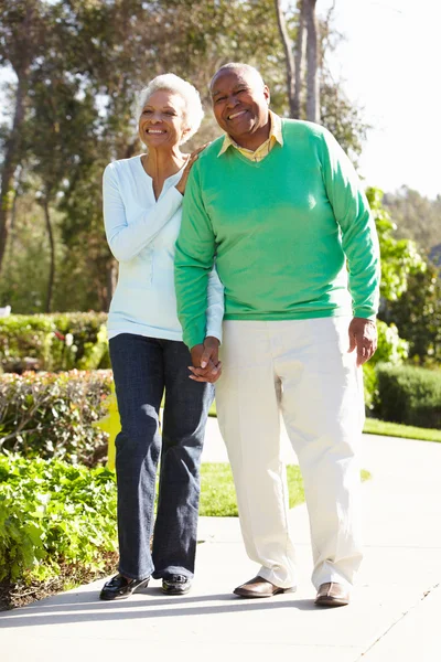 Senior Couple Enjoying Walk