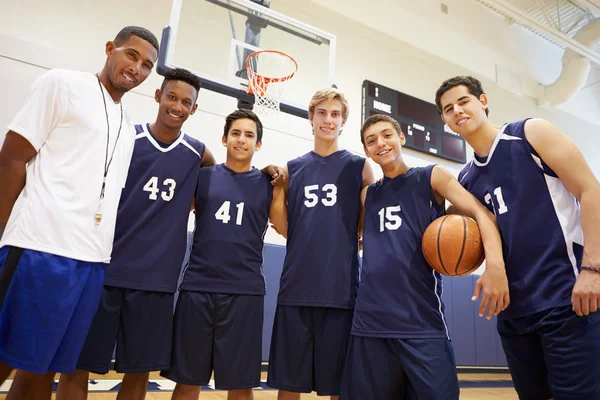 Members Of Male Basketball Team