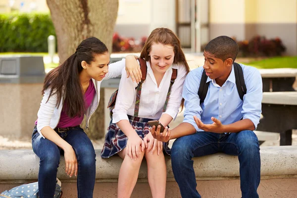 Students Using Mobile Phone