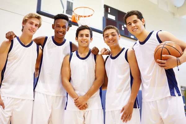 Members Of Male Basketball Team