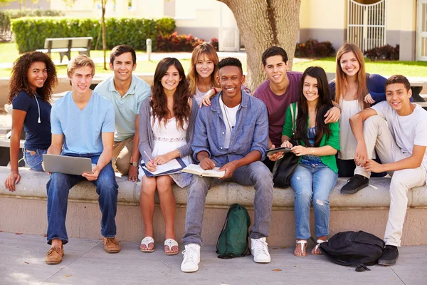 High School Students On Campus