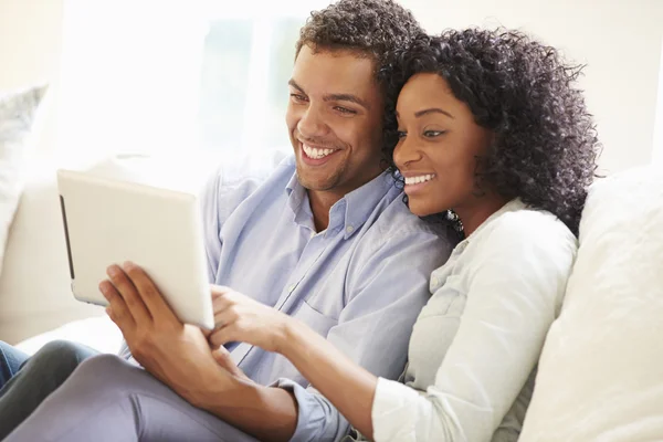 Couple  Using Digital Tablet