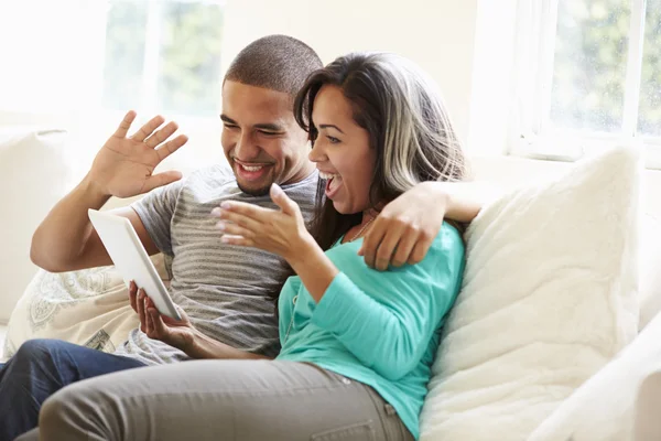 Couple  Using Digital Tablet