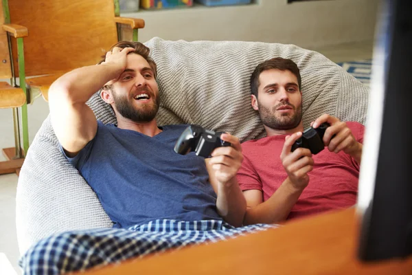 Friends  Playing Video Game Together