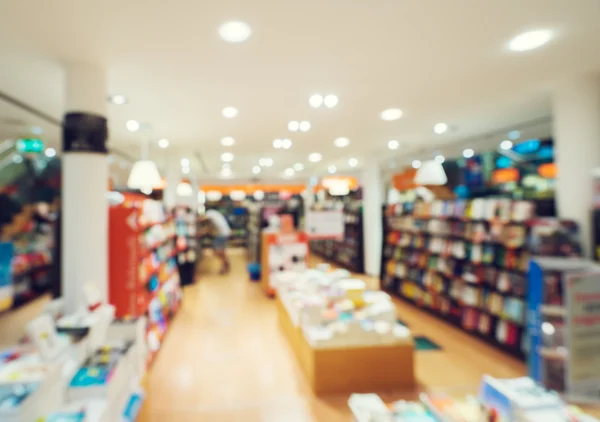 Blurred photo of book store