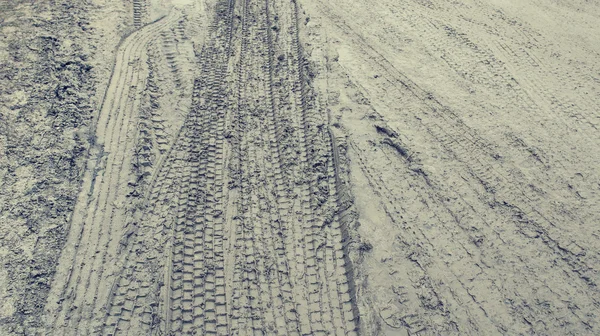 Tracks Prints in Sand