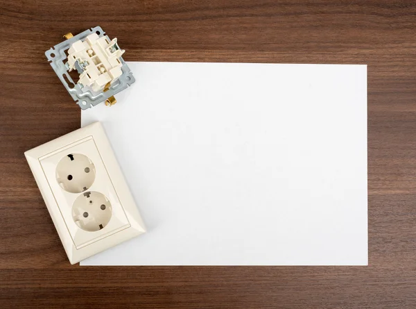 Blank card with socket