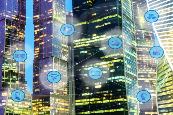 City and wireless communication network