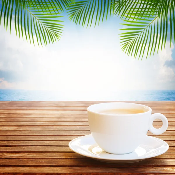 Summer cup of coffee