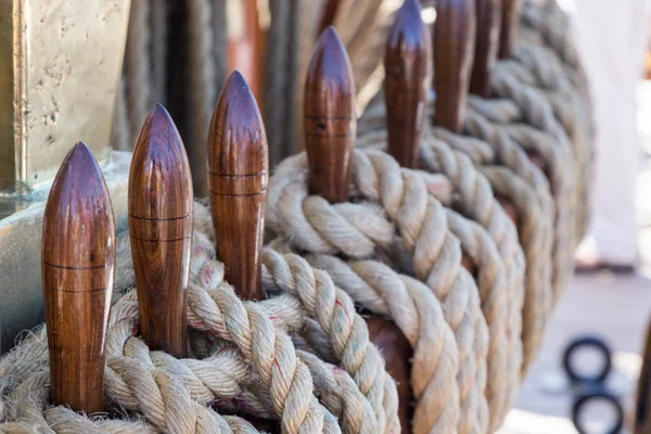 Details equipment of ship on deck