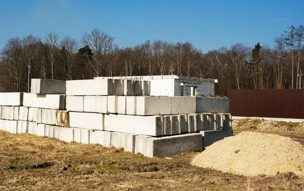 Concrete slabs to build a house