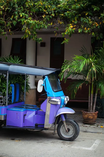 Cargo moped standing at home