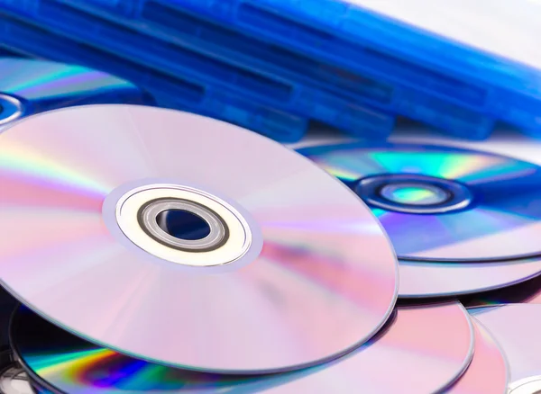 Close up compact discs (CD/DVD)
