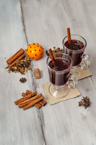 Mulled wine winter evening