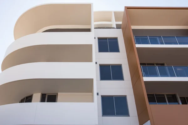 Terrace with windows and floors of a building