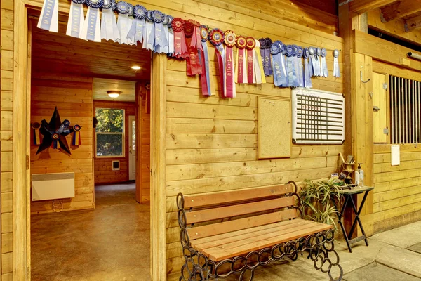 Beautiful clean stable horse barn. Storage rooms.