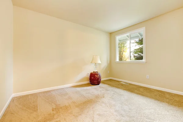 Bright beige empty room interior design .