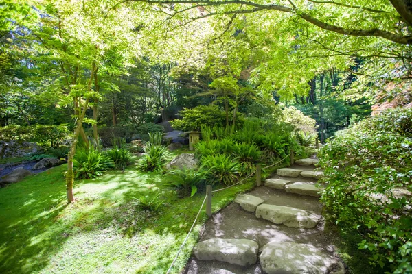 Portland Japanese garden. Nice landscape desing. Well kept garden.