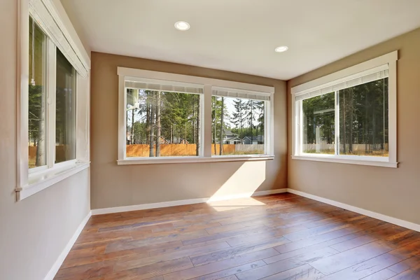 Brand new house construction interior. Empty room.