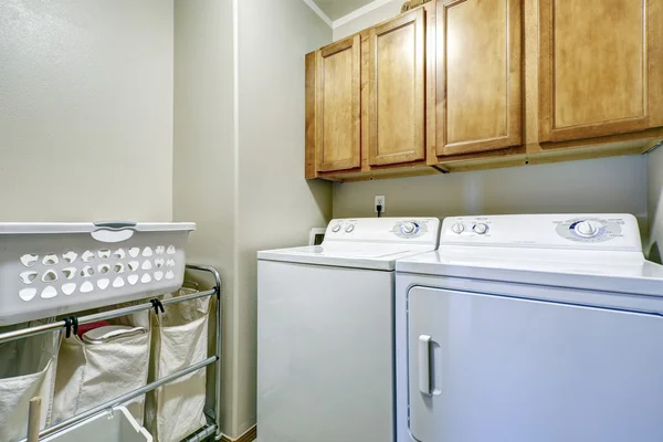 Simple laundry room interior