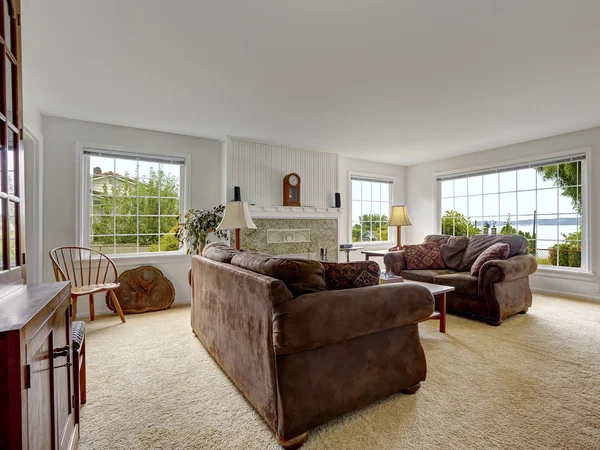 Bright comfort living room interior