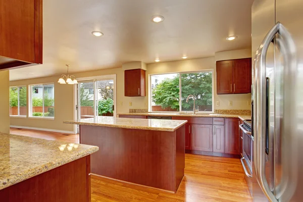 Kitchen furniture in empty house