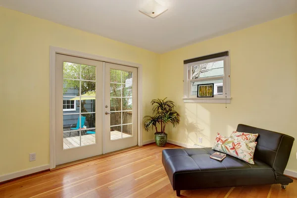 Lovely relaxation room with opening to back deck.