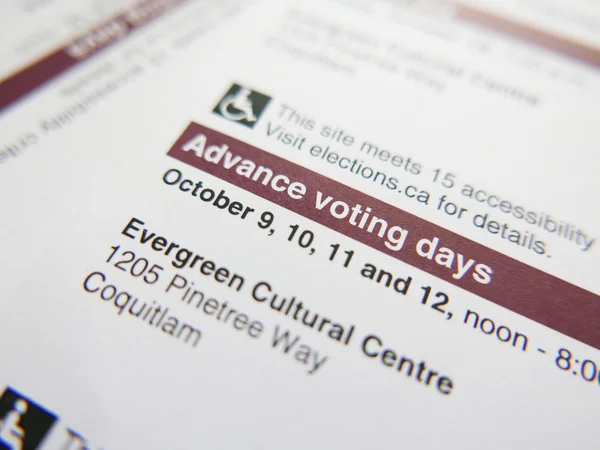 Advance voting days