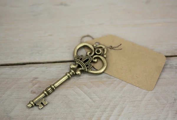 Old keys on a rustic background
