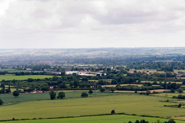 Cloudy view over the Chilterns in Buckinghamshire