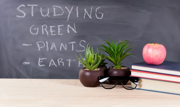 Studying green topics in classroom environment with blackboard i