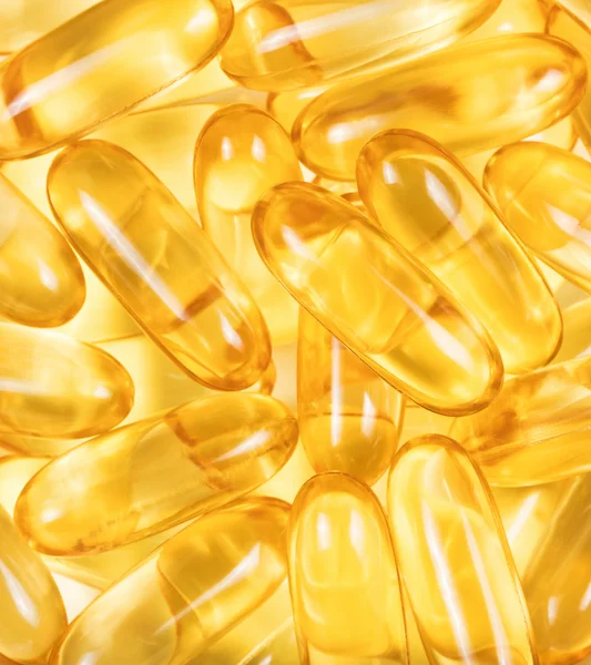 Fish Oil Capsules in filled frame format