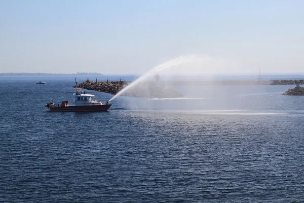Fire Rescue Ship checking water guns