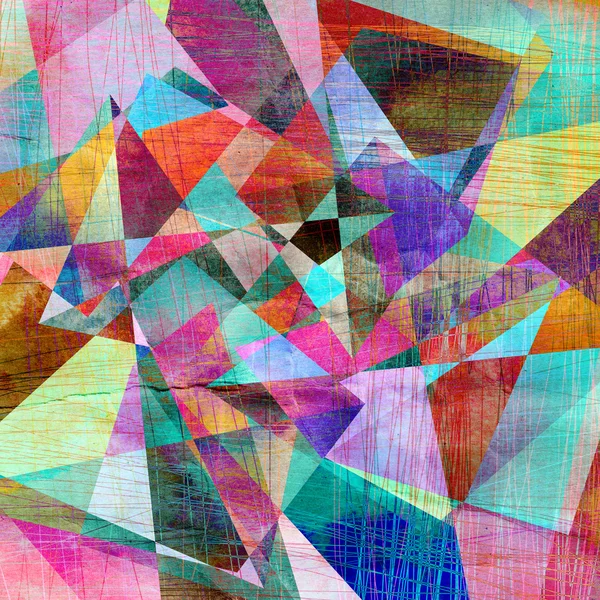 Abstract watercolor geometric background