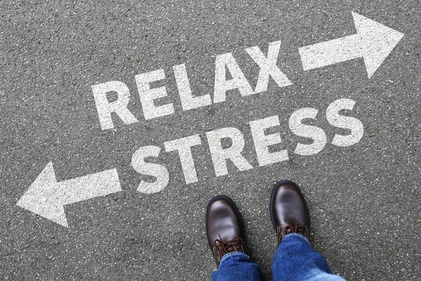 Stress stressed and relax relaxed health businessman business ma