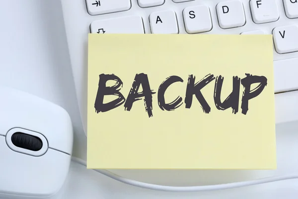 Backup save data on computer technology office
