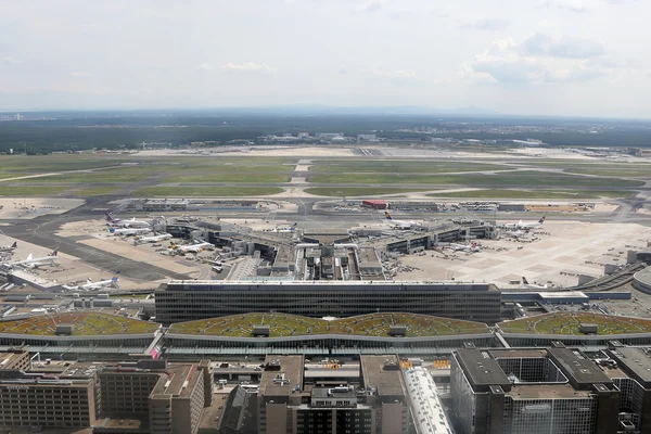 Frankfurt Airport Terminal 1 aerial photograph