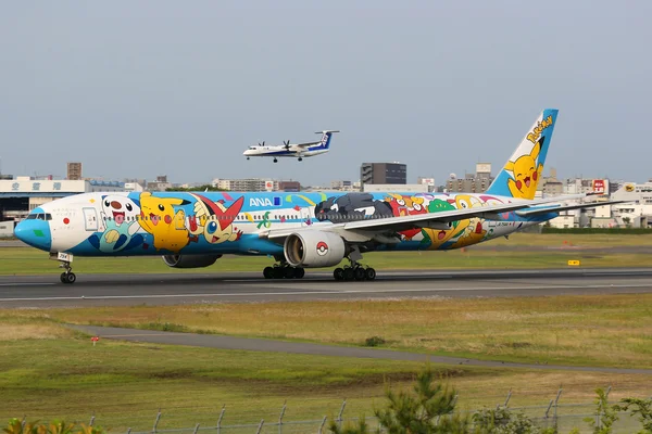 ANA All Nippon Airways Boeing 777 Pokemon Osaka Itami Airport