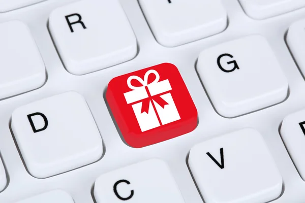 Gifts online shopping ordering internet shop concept