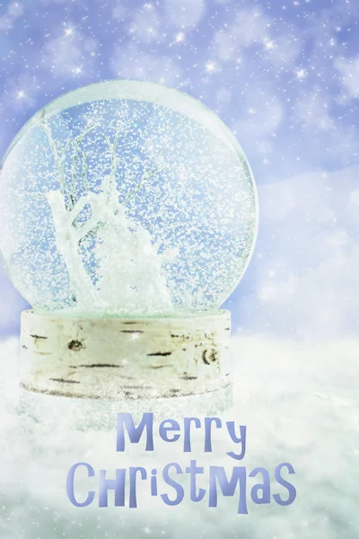 Magical snow globe