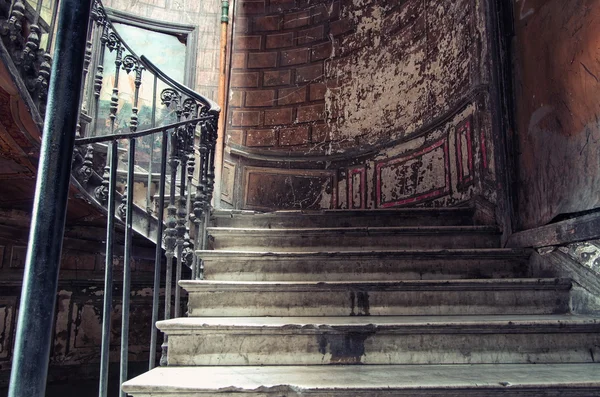 Antique old stairs in old Tbilisi. Georgia