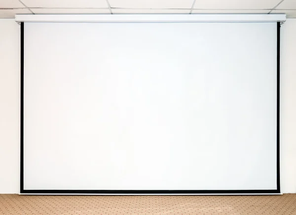 Large white screen