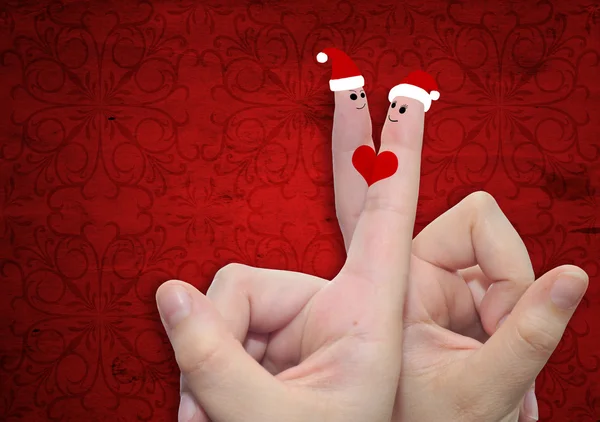 man and woman fingers in love