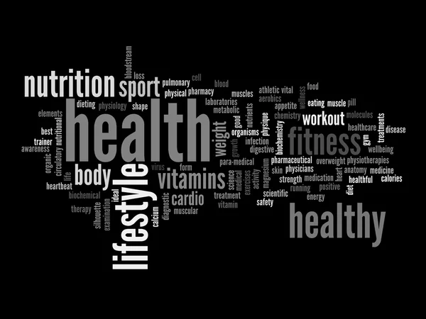 Health word cloud